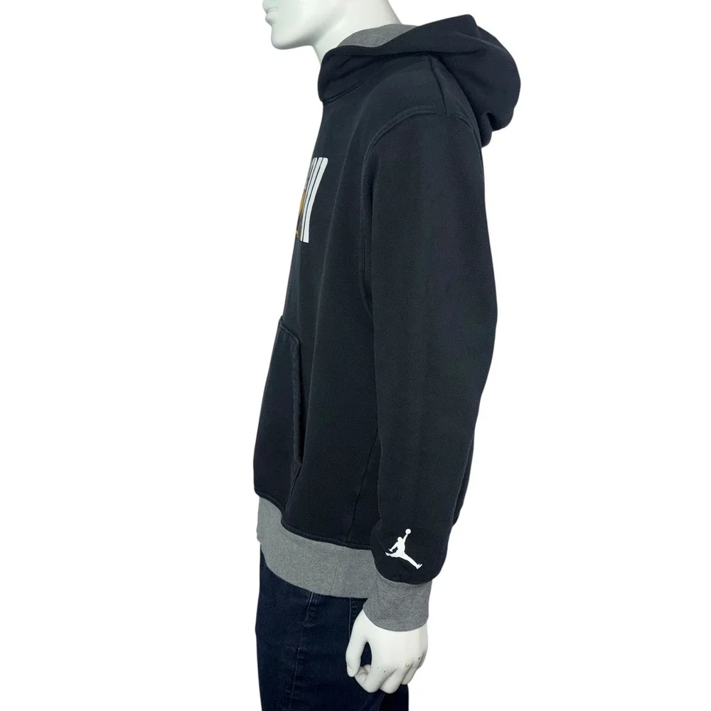 Jordan Sport DNA Hoodie Mens XL Black‎ Grey DC9639-010 Excellent Graphic Fleece